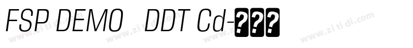 FSP DEMO   DDT Cd字体转换